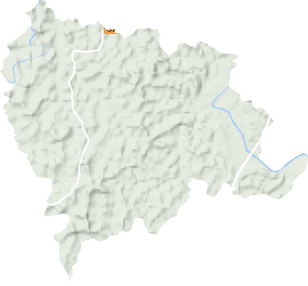 安居镇地形地图