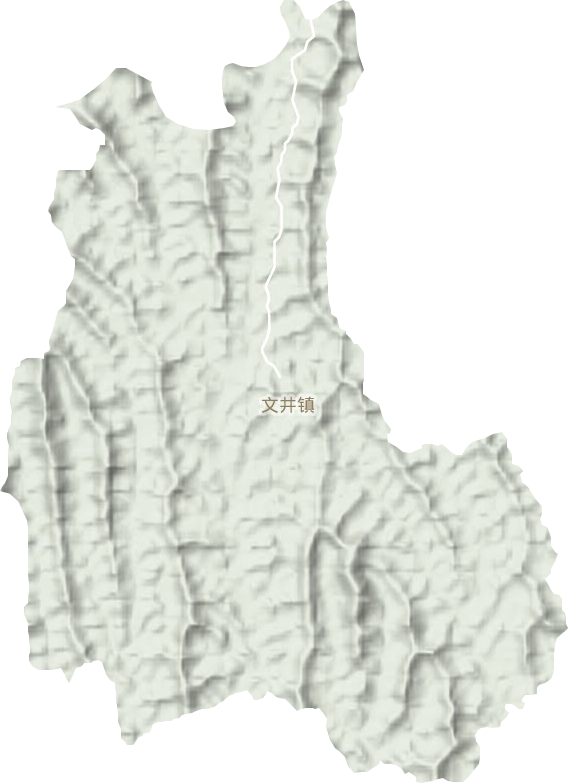 文井镇地形地图