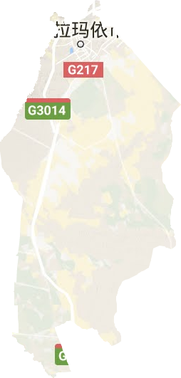 克拉玛依区地形地图
