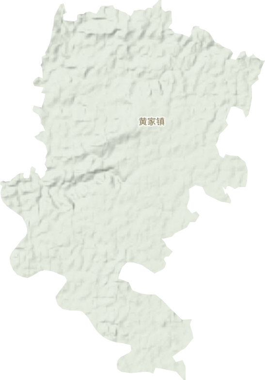黄家镇地形地图