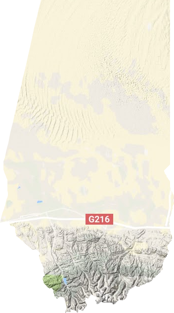 阜康市地形地图