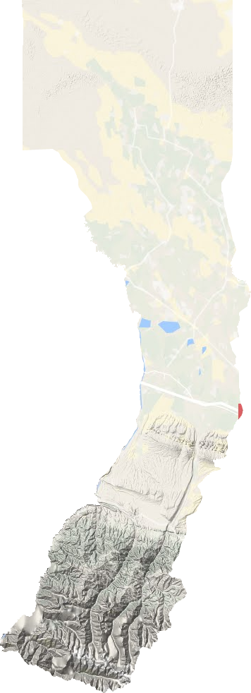 玛纳斯县地形地图