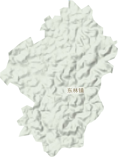 东林镇地形地图