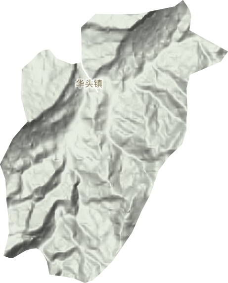 华头镇地形地图
