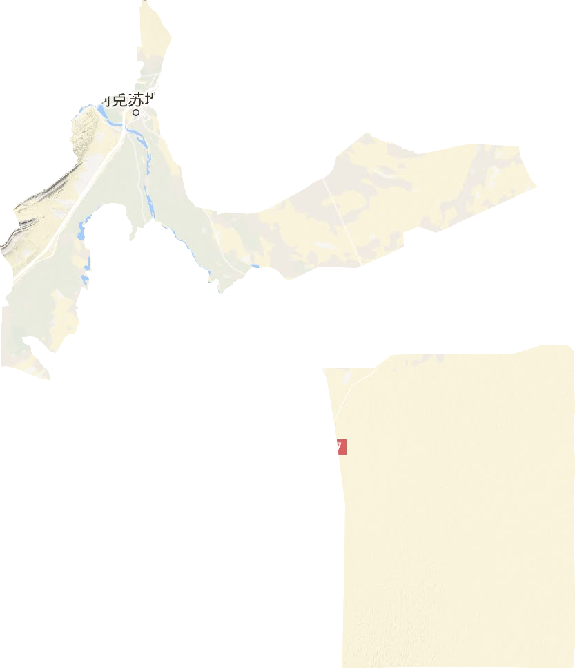 阿克苏市地形地图