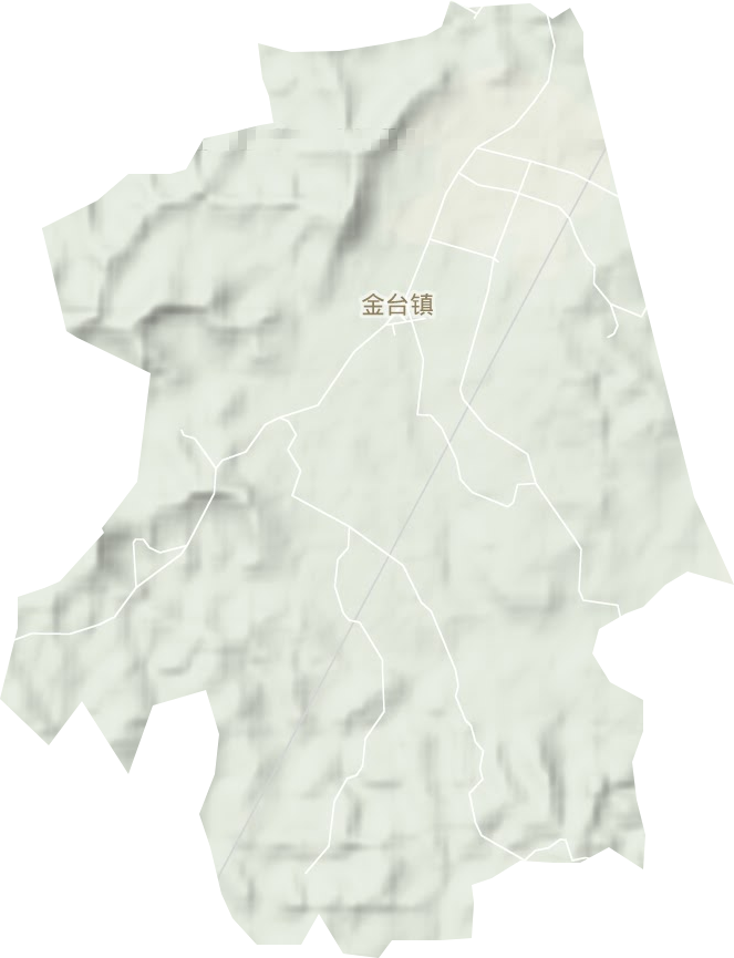 金台镇地形地图