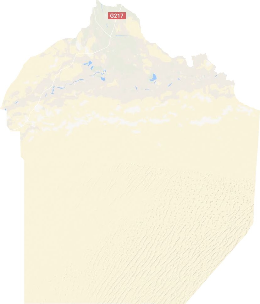 沙雅县地形地图