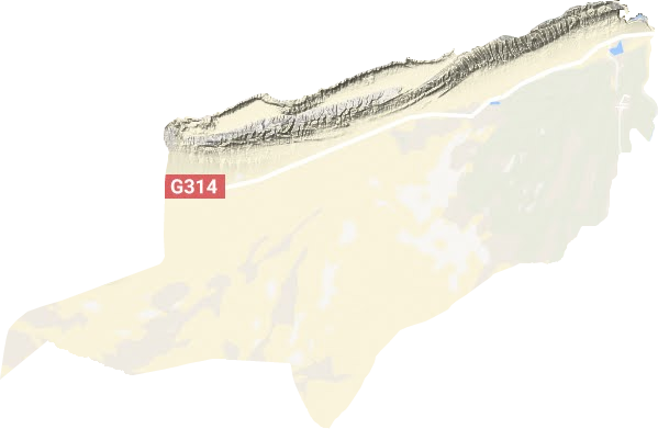 新和县地形地图