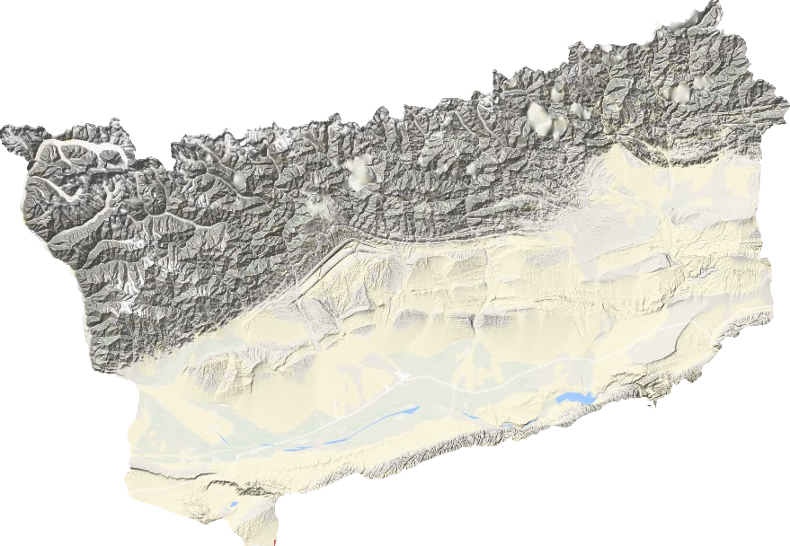 拜城县地形地图