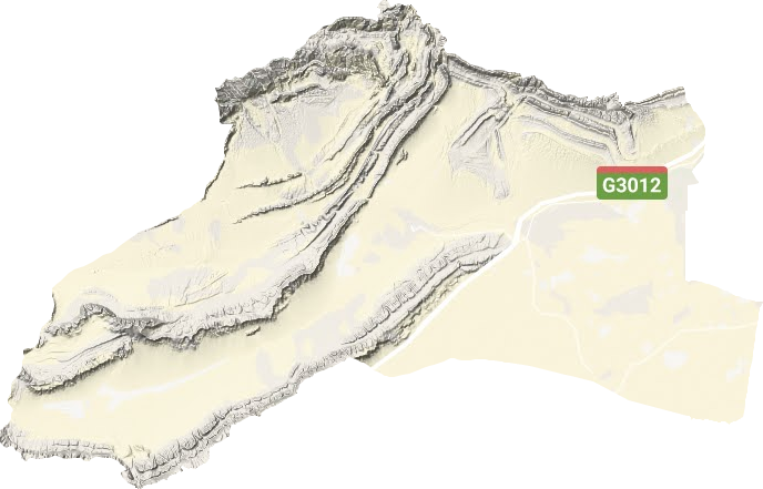 柯坪县地形地图