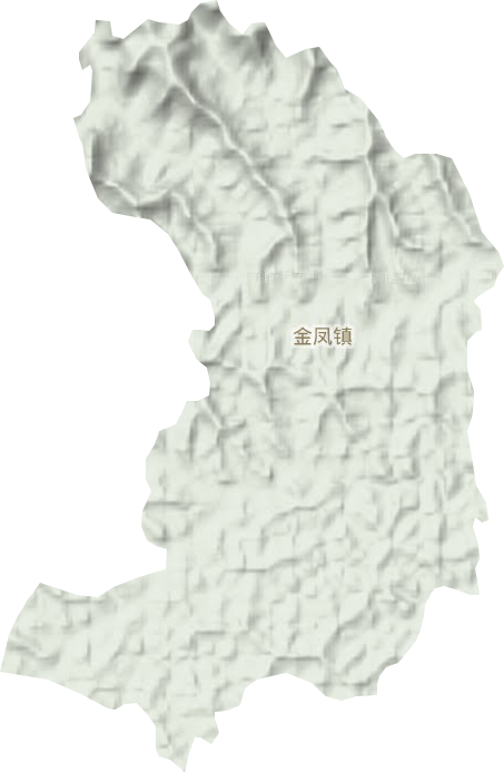 金凤镇地形地图