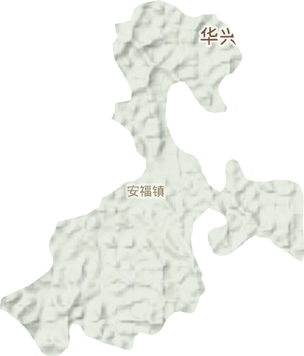 安福镇地形地图