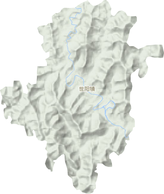 世阳镇地形地图
