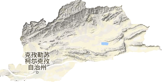 阿图什市地形地图