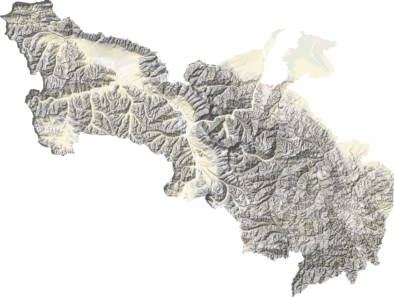 阿克陶县地形地图