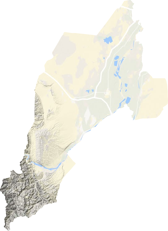 莎车县地形地图