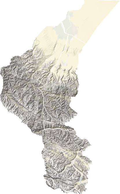 叶城县地形地图