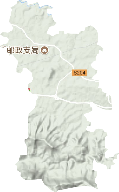 小桥镇地形地图