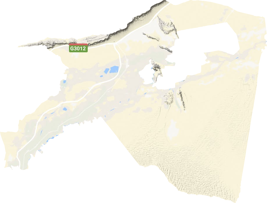巴楚县地形地图