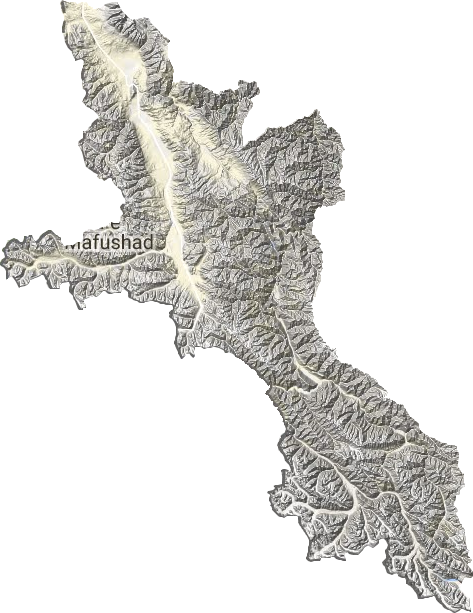 塔什库尔干县地形地图