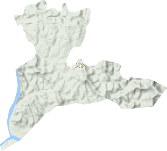 平头乡地形地图