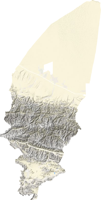 皮山县地形地图