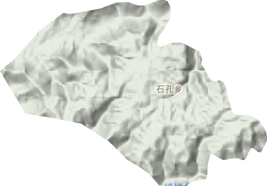 石孔乡地形地图