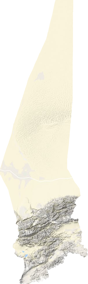 于田县地形地图