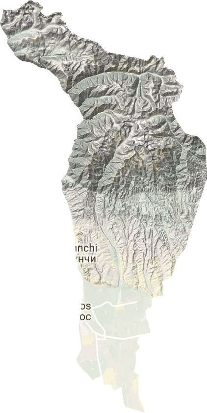 霍尔果斯市地形地图