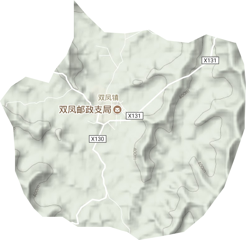双凤镇地形地图