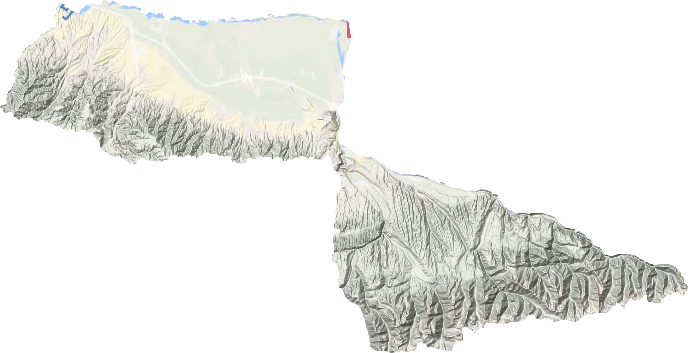 巩留县地形地图
