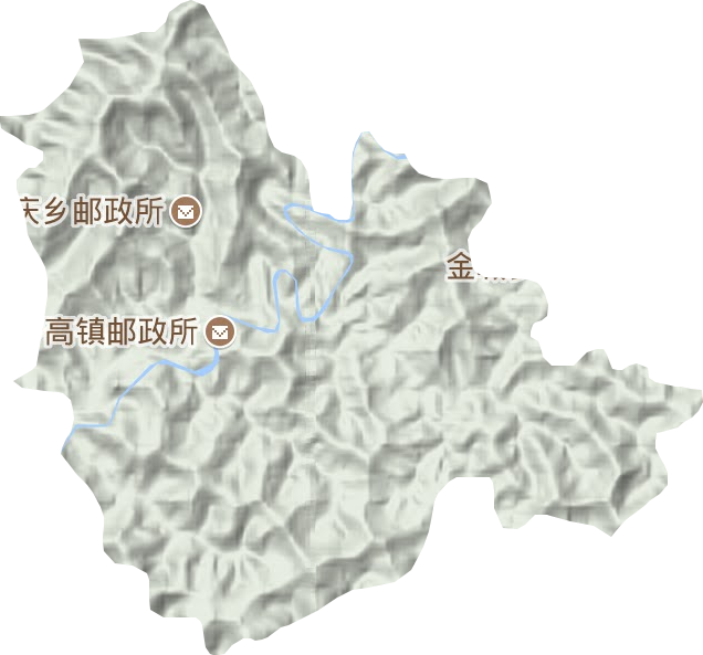 妙高镇地形地图