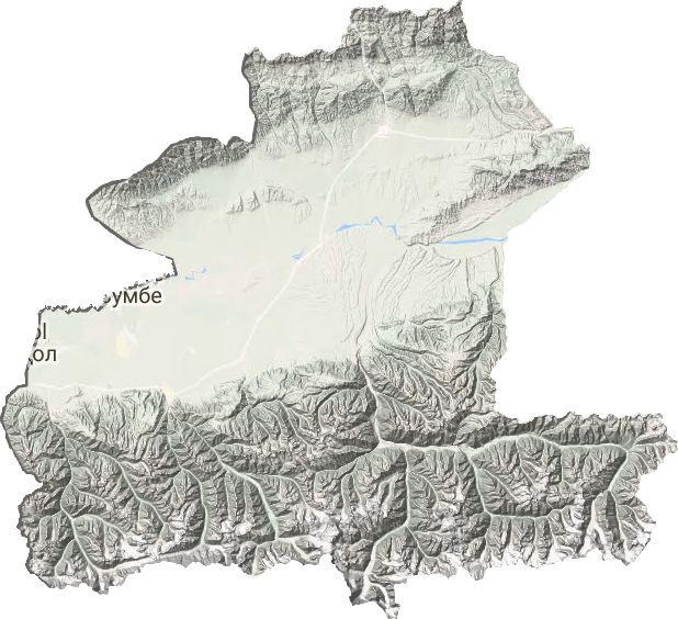 昭苏县地形地图