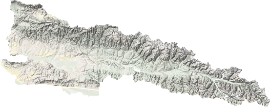 尼勒克县地形地图