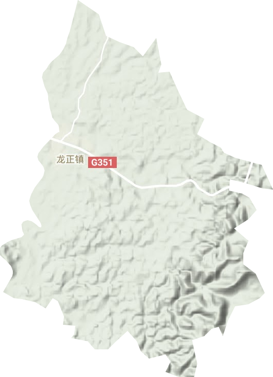 龙正镇地形地图