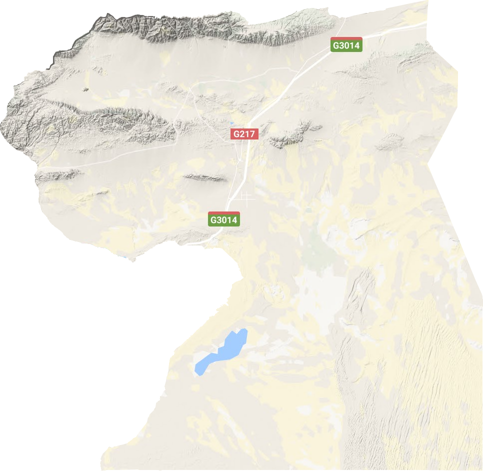 和布克赛尔县地形地图