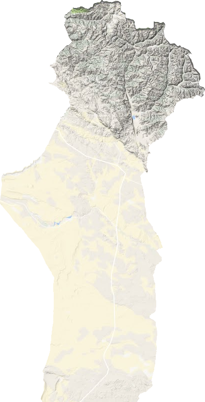 富蕴县地形地图