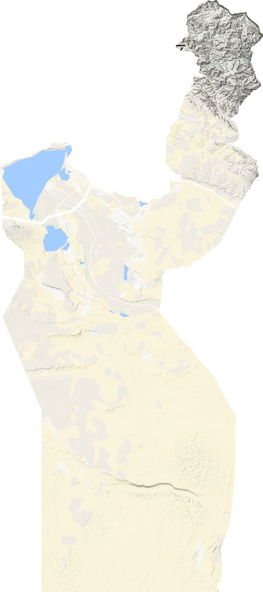 福海县地形地图