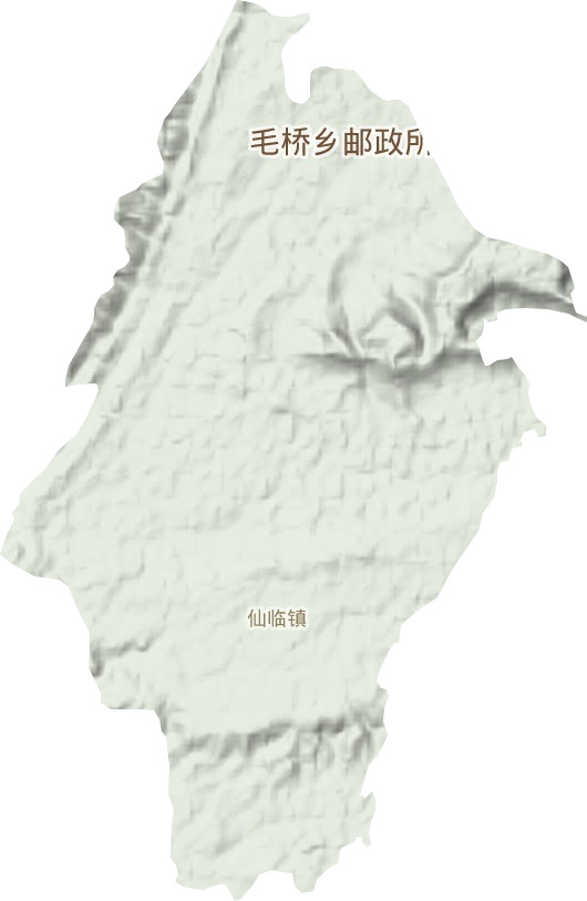 仙临镇地形地图