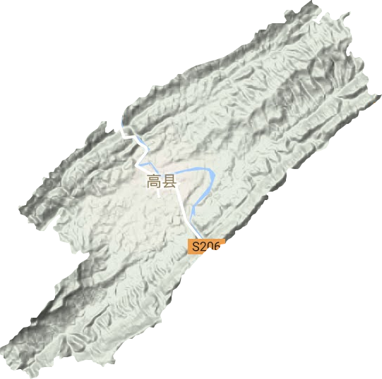庆符镇地形地图
