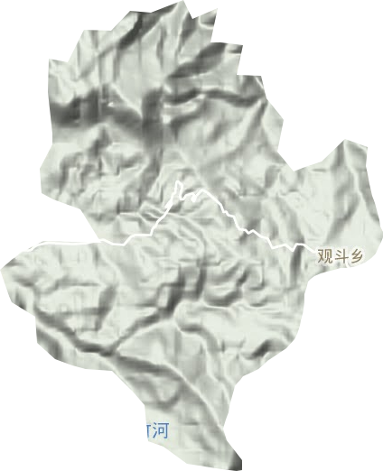 观斗苗族乡地形地图