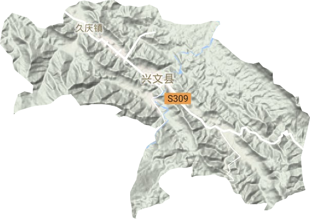 古宋镇地形地图