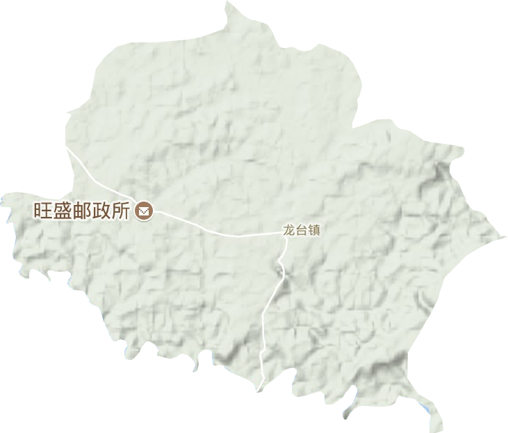 龙台镇地形地图