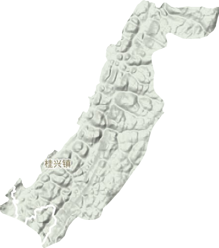 桂兴镇地形地图