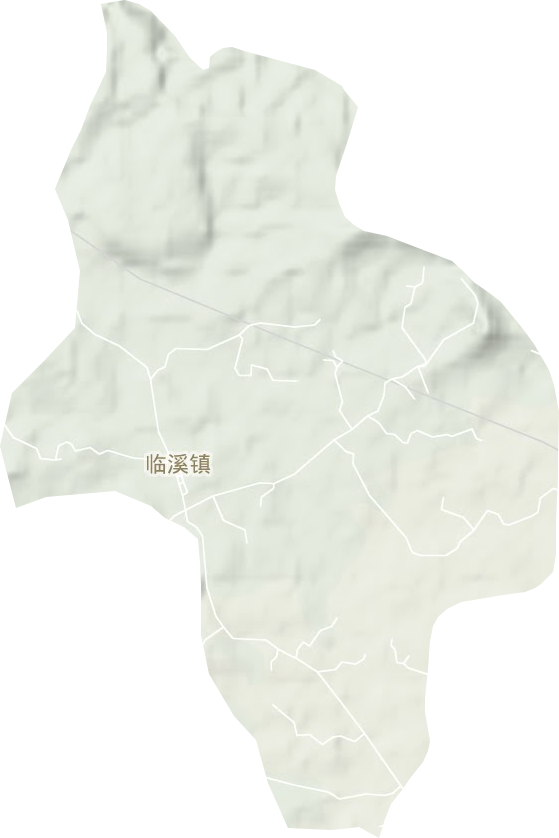 临溪镇地形地图