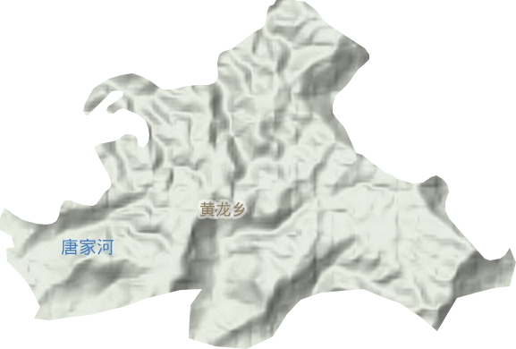 黄龙乡地形地图