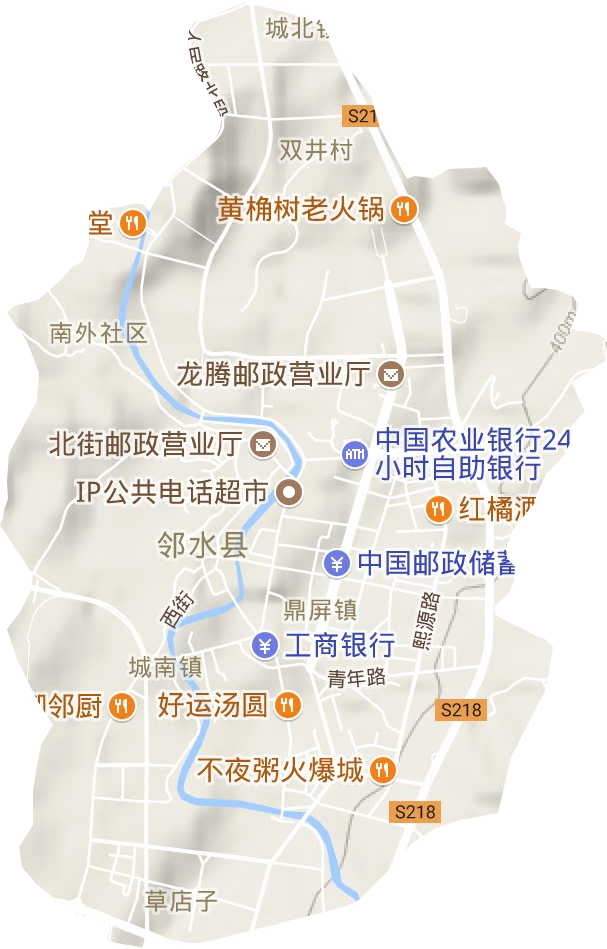 鼎屏镇地形地图