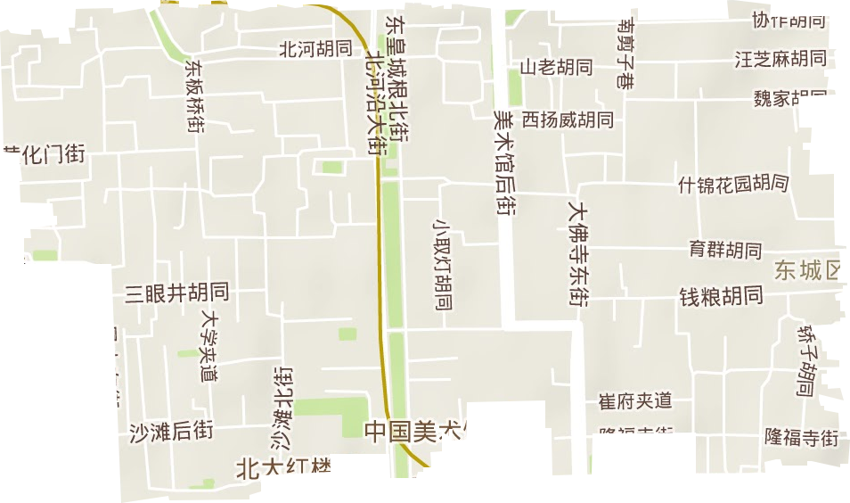 景山街道地形地图