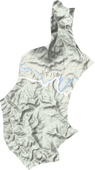 下八镇地形地图