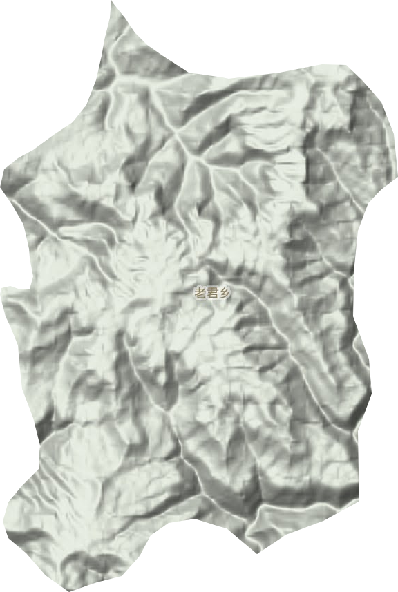 老君乡地形地图